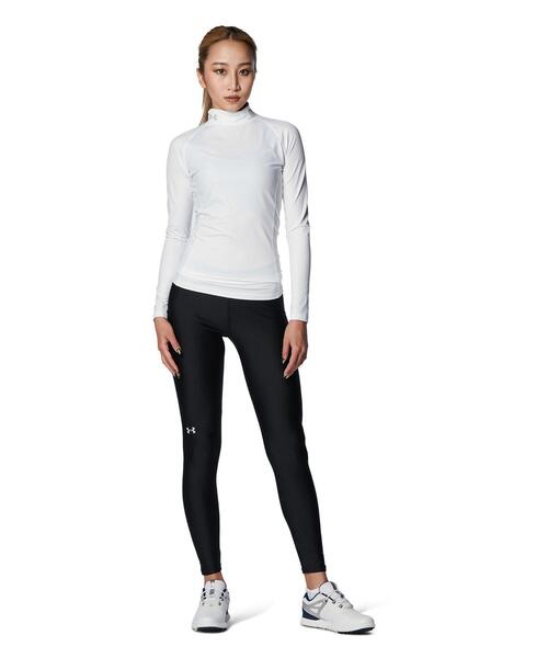tシャツ UAアイソチル コンプレッション ロングスリーブ モックネック シャツ（ゴルフ/レディース） レディース UNDER ARMOUR tシャツ UAアイソチル コンプレッション ロング
