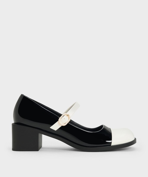 CHARLES ＆ KEITH（チャールズ&キース） パンプス パテントクリスタル