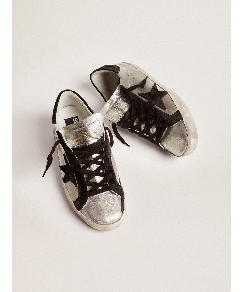 スニーカー SUPER-STAR LAMINATED UPPER SUEDE STAR レディースの画像