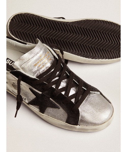スニーカー SUPER-STAR LAMINATED UPPER SUEDE STAR レディースの画像