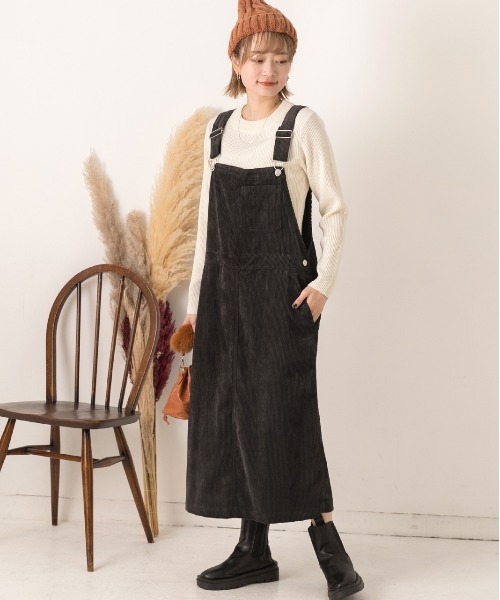 ad thie（アドティエ） サロペット オーバーオール コーデュロイ