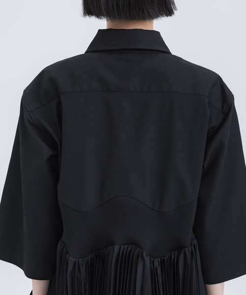 レディース シャツ ブラウス 「TOGA PULLA/トーガプルラ」Taffeta pleats S/S shirt/タフタプリーツショートスリーブシ｜zozo｜11