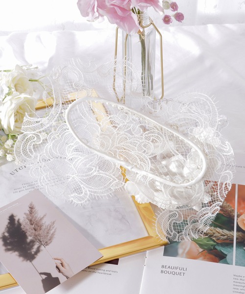 Lace Ladies（レースレディース） クラシカル レース パール フラワー