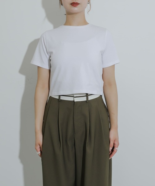 SENSE OF PLACE by URBAN RESEARCH tシャツ クロップドTシャツ(半袖