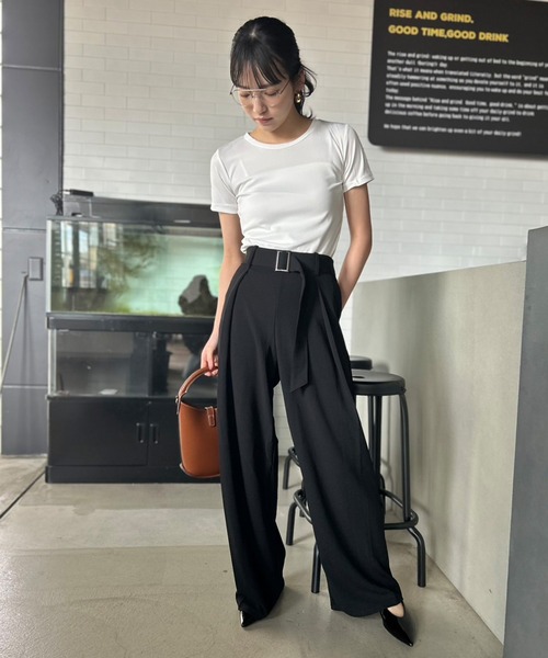 Kotoe（コトエ） tシャツ カラー ミニT リブ タイトトップス