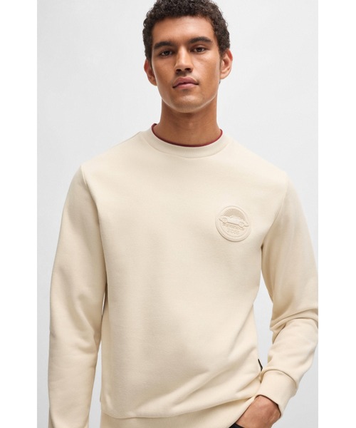 Porsche x BOSS コットンブレンド スウェットシャツ BOSS(HUGO BOSS) トレーナー スウェット Porsche x BOSS