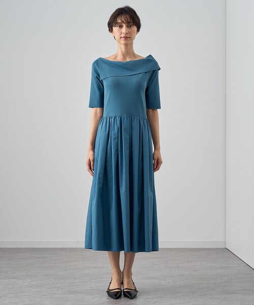 ANAYI（アナイ） ワンピース タフタドッキング ワンピース : ZOZOTOWN