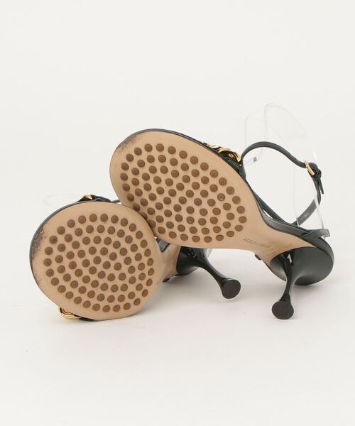 【関税込み】Bottega Veneta グリーン Dot ヒールサンダル BOTTEGA VENETA 「BOTTEGA VENETA」 Dot ヒールサンダル 36.5
