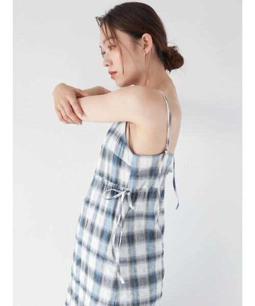 Ungrid（アングリッド） ワンピース チェックキャミワンピース