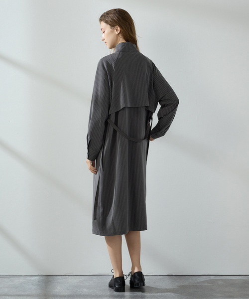 LE SOUK HOLIDAY ワンピース シャツワンピース 春ワンピースストライプ 