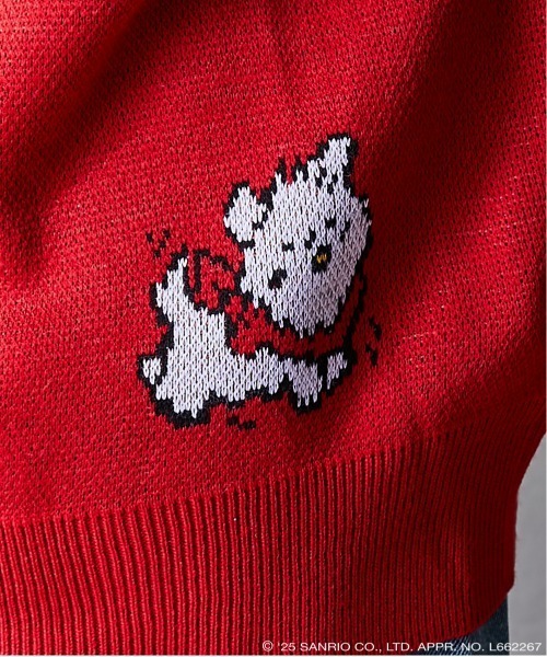 sanrio ニット セーター パティ＆ジミー/ジャガードニットプル