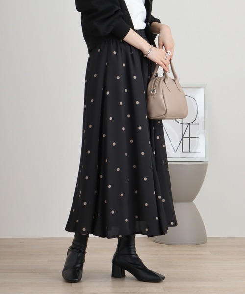 EGLANTINE スカート Eglantine ドット柄スカート セットアップ