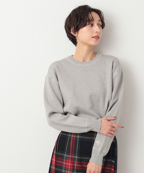 ニット セーター 「ユニセックス・洗える」コットンカシミヤケーブルニット レディース