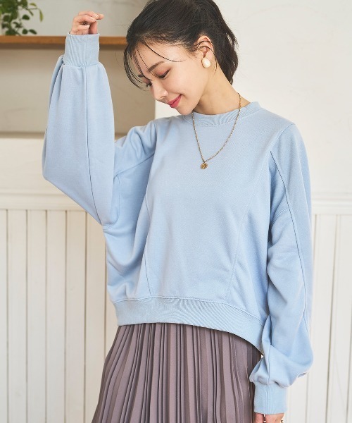 mil（ミル） トレーナー スウェット 「150cm前後の小柄さんサイズ」袖