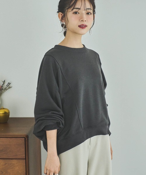 mil（ミル） トレーナー スウェット 「150cm前後の小柄さんサイズ」袖