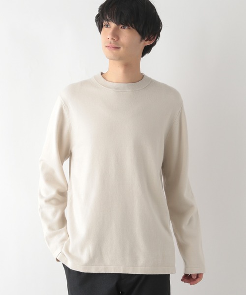 GLOBAL WORK セーター ニット メルティクルーネックプルオーバー