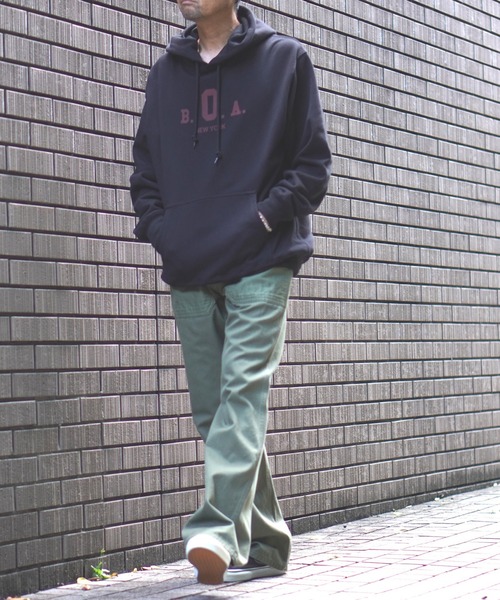 BROOKLYN OVERALL（ブルックリンオーバーオール） パーカー BOAロゴ