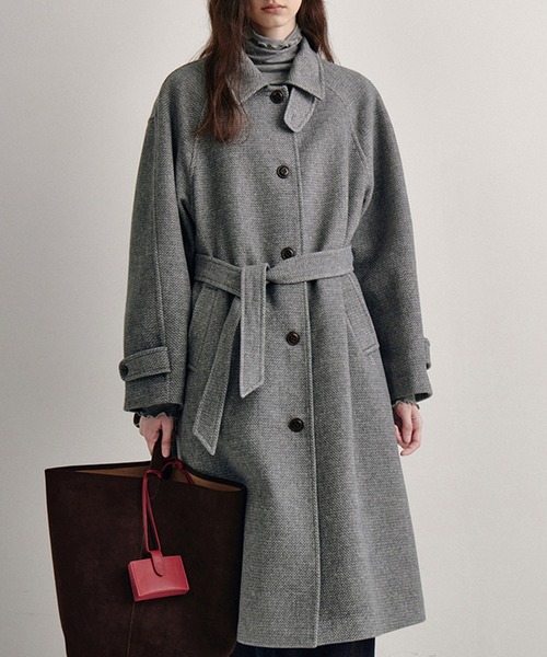 FANO studios ウール　コート FANOSTUDIOS LONG WINDBREAKER WOOLEN COAT