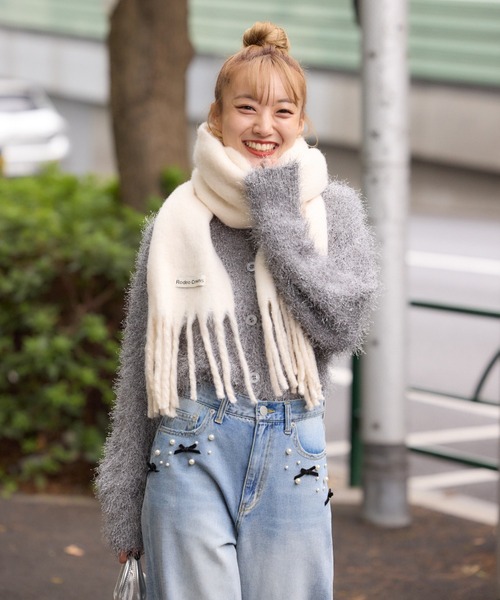 RODEO CROWNS WIDE BOWL マフラー ストール ボリュームマフラー