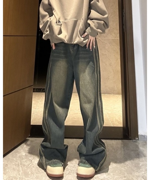 d.i.aデニムパンツ セール】 アイコニック スリムフィットテーパードデニムパンツ