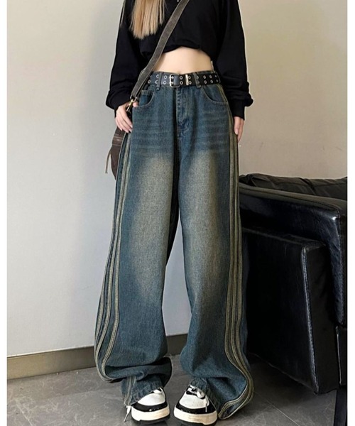 d.i.aデニムパンツ セール】 アイコニック スリムフィットテーパードデニムパンツ