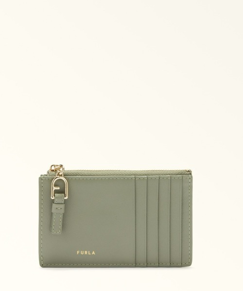 FURLA フルラ カードケース マシュマロ FURLA - 新品 フルラ FURLA カードケース カメリア S ZIPPED
