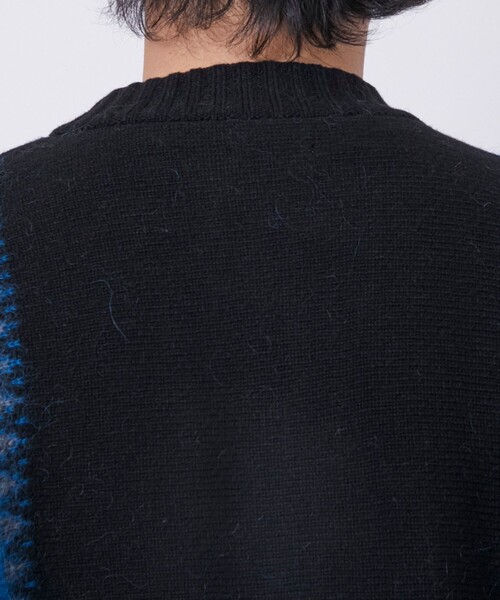 Tamme（タム） セーター ニット 「TAMME/タム」FAIR ISLE FRONT SLIT