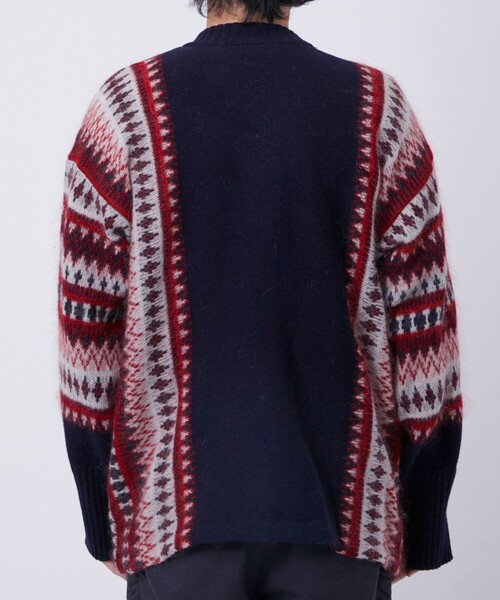 Tamme（タム） セーター ニット 「TAMME/タム」FAIR ISLE FRONT SLIT