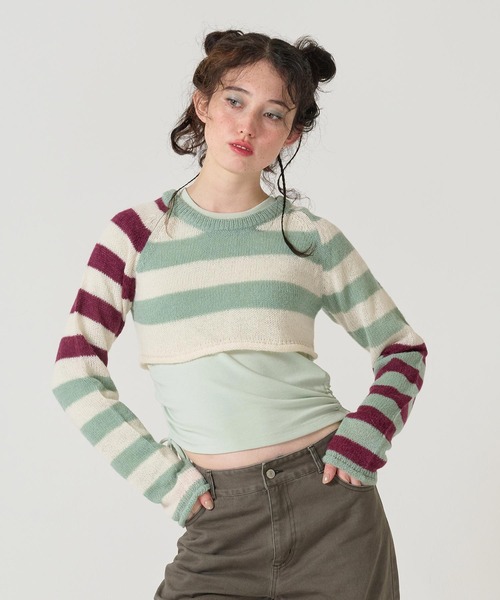 新品未使用　TINA：JOJUN ティーナジョジュン　サイドドロストロンT TINA：JOJUN tシャツ サイドドロスト ロンT レディース