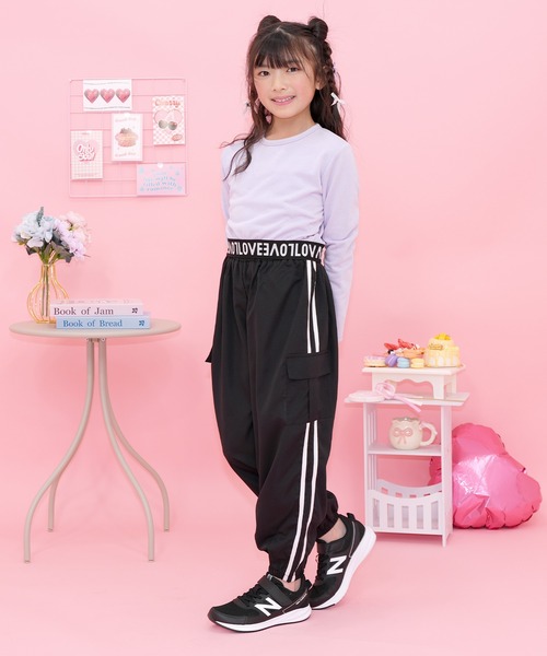 【たぴこ】オーダーキッズパンツ Bee des Bee パンツ ダブルライン カーゴパンツ キッズ 子供服 男の子