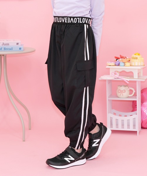 Bee des Bee パンツ ダブルライン カーゴパンツ キッズ 子供服 男の子