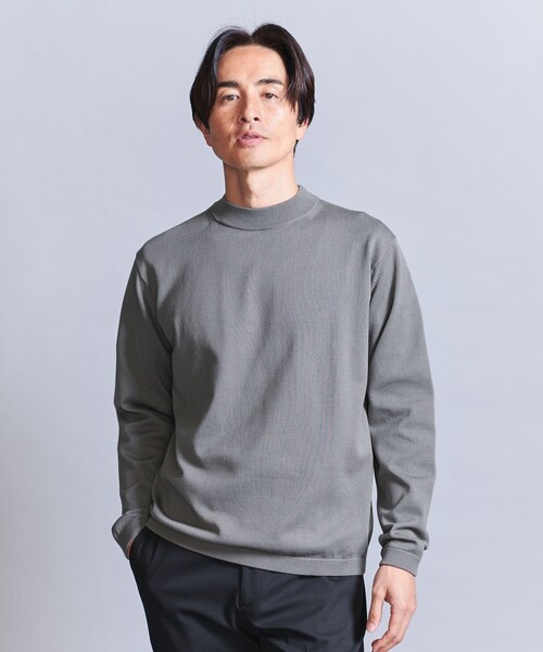 beauty＆youth デオドラント 1B スキッパーニット【抗菌・防臭】 beauty＆youth デオドラント 1B スキッパーニット【抗菌・防臭