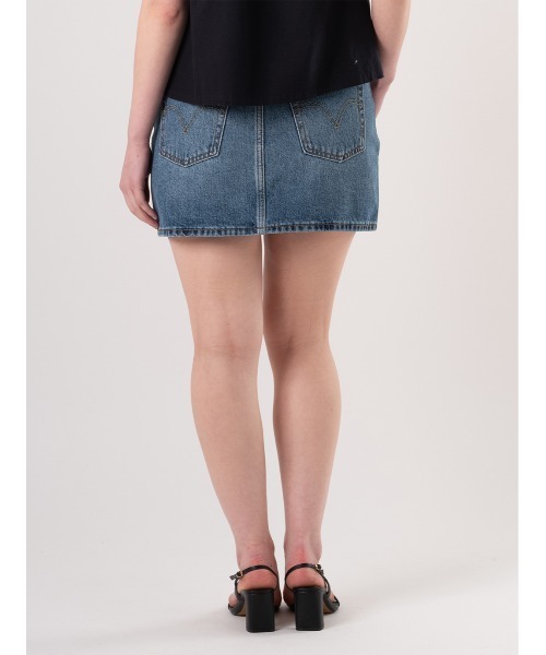 snidel×Levi's アイコンスカート ダークグレー セール】【SNIDEL/Levi's】HR BACK SLIT SKIRT（デニムスカート
