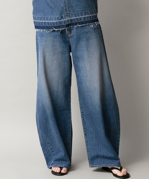 【60％OFF】 Johnbull ジーンズ デニムバレルパンツ デニムパンツ デニム パンツ