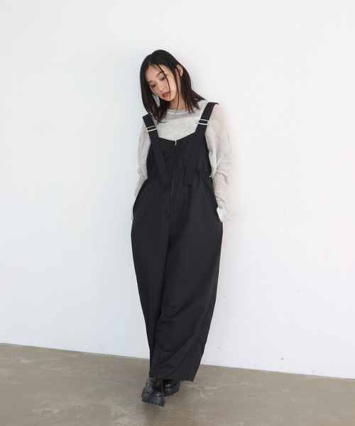 hellam オールインワン ミリタリーオールインワン レディース