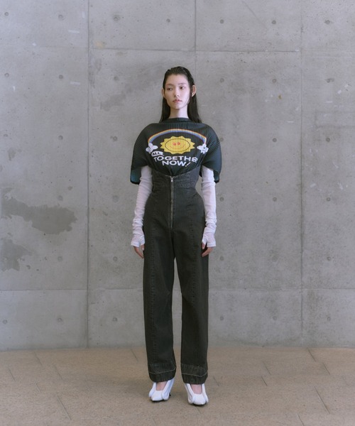 YOHEI OHNO（ヨウヘイ オオノ） tシャツ Big Pleats T-shirt