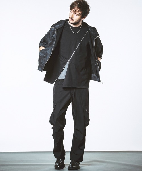 NO ID.（ノーアイディー） カーゴパンツ 「NO ID.」Tech Easy Wide