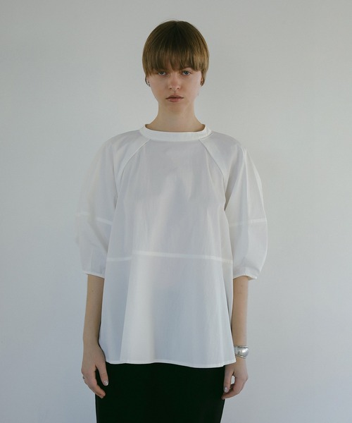 MANOF（マノフ） ブラウス シャツ VOLUME SLEEVE BLOUSE レディース 