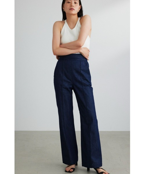 [STYLEMIXER] Denim брюки MEDIUM индиго голубой женский 