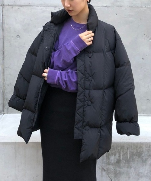 TODAYFUL ダウンジャケット 38 ブラック TODAYFUL 「TODAYFUL」 ダウンジャケット 38 ブラック レディース