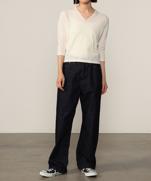 ニット セーター ORCIVAL | コットンシルク ショート丈ニットプルオーバー WOMEN レディース ORCIVAL ニット セーター | コットンシルク ショート丈ニット