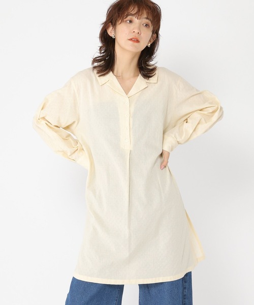 新品★STUDIO CLIP★チュニックワンピース★ペチワンピース★ワンピース★ studio CLIP｜ボーダー切り替えチュニックワンピース | Rakuten