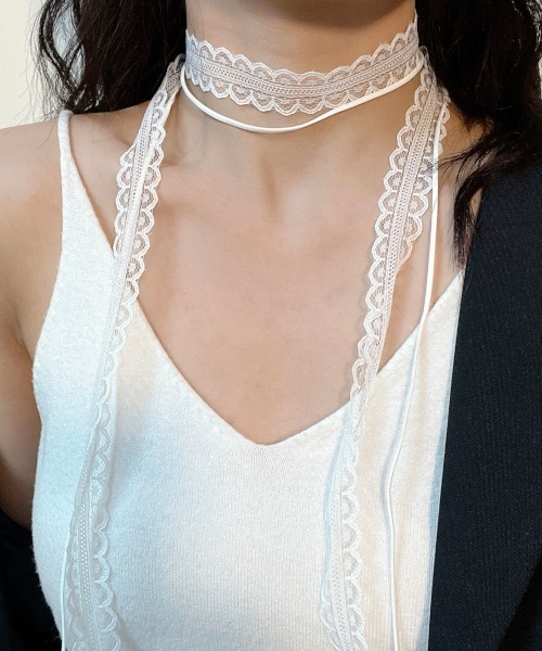 MASHIRO チョーカー 「MASHIRO」レースロングチョーカー（MA/EK177