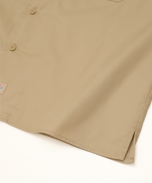 DICKIES 売れ筋商品|||ディッキーズ シャツ トップス レディース Denim shirts Beige Dickies シャツ 「DICKIES/ディッキーズ」ライトTCツイル 半袖