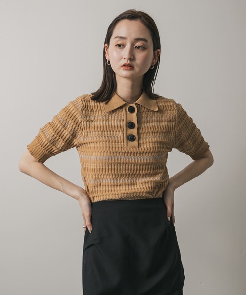 ちい様向け確認用【F】SENSE OF PLACE レディース ニット SENSE OF PLACE by URBAN RESEARCH ニット セーター ビックカラー