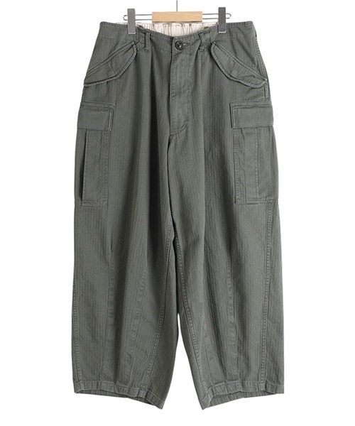 is-ness カーゴパンツ / イズネス：NU MILITARY BALLOON PANTS