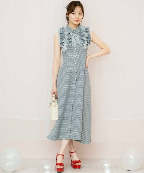 WILLSELECTION チュールフリルワンピース WILLSELECTION ワンピース チュールフリルワンピース : ZOZOTOWN
