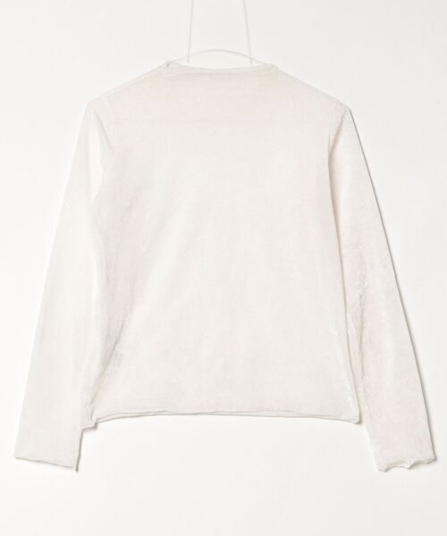 「JILL STUART」 長袖カットソー FREE ホワイト レディース JILL by STUART 「JILL STUART」 長袖カットソー FREE ホワイト
