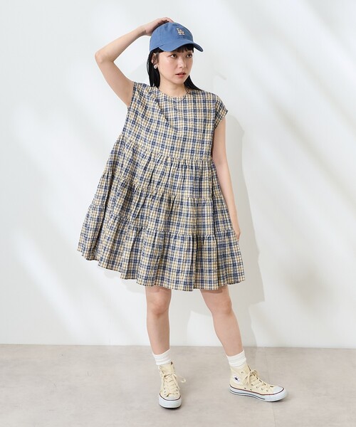 ワンピース ティアードチェックミニワンピース | FREAK'S STORE | 10