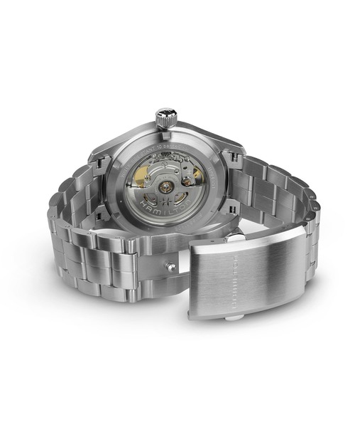 腕時計 HAMILTON 「ハミルトン」 腕時計 Khaki Field （カーキ フィールド）  オート 自動巻き 38MM グリーン×シルバー メの画像